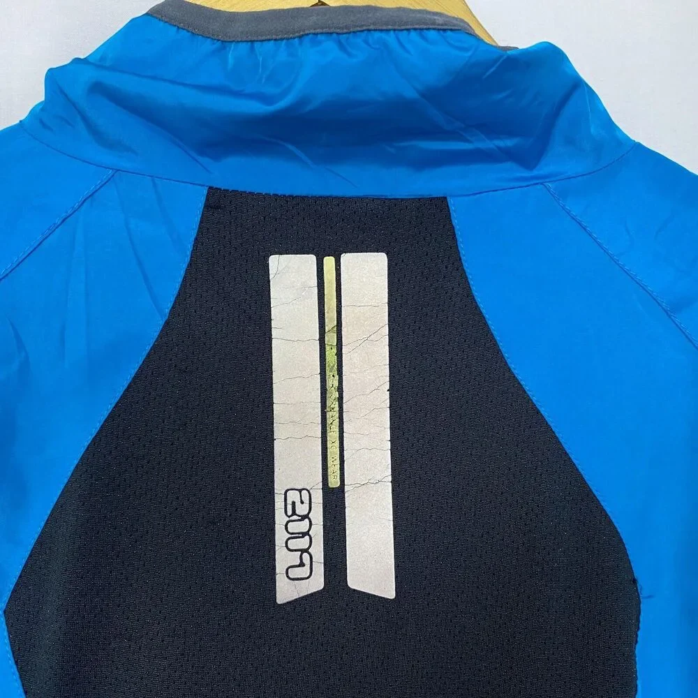 2117 of Sweden Jacket Men Large Blue Windbreaker Lightweight Full Zip Activewear